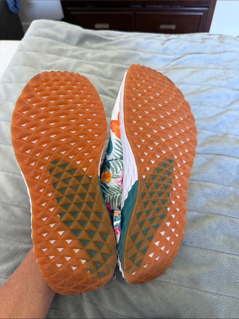 NOBULL White Trainers with Multicolor Tropical Floral Print - Picture 5 of 5